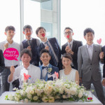 【写真】坂道拓・森智恵組の結婚式二次会
